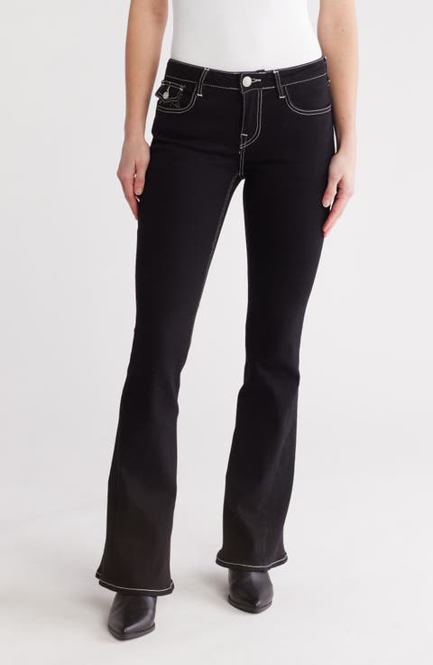 Joey Flap Pocket Flare Leg Jeans
