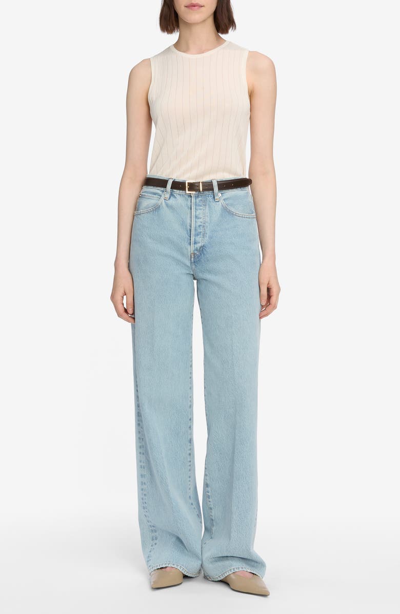 FRAME The Ladder Knit Tank, Alternate, color, Cream