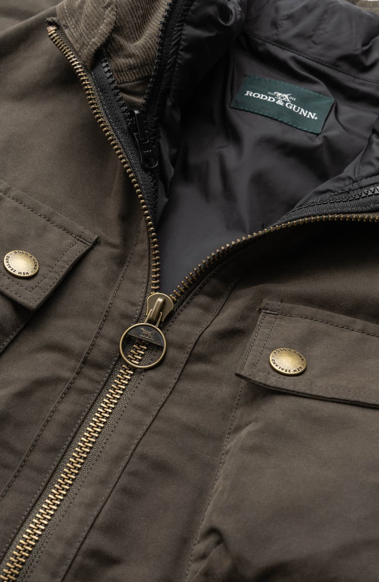 Rodd & Gunn Aberdeen Field Jacket with Removable Interior Liner Jacket, Alternate, color, Deep Olive