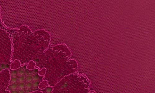 Natori Peony Lace & Mesh Hipster Panties In Pink