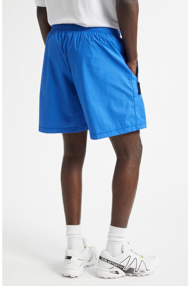 Stretch Cotton Shorts, Alternate, color, BRIGHT BLUE