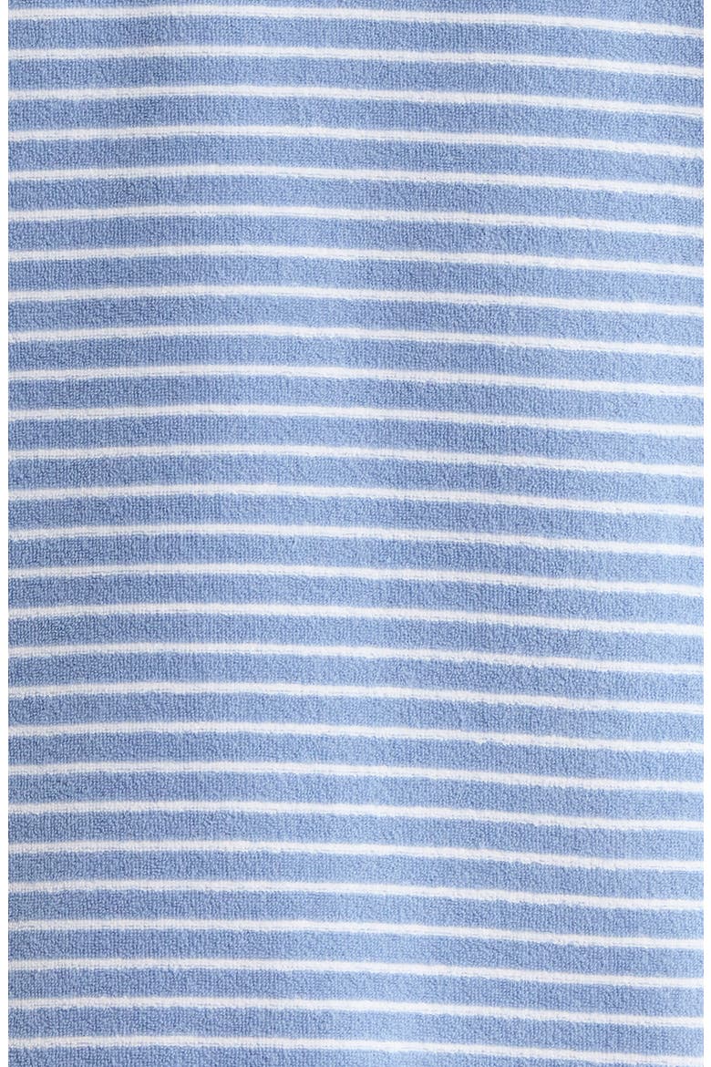 Stripe Cotton Blend Terry T-Shirt, Alternate, color, BLUE
