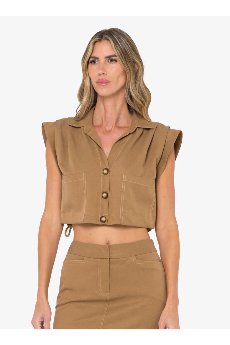Preen Top, Main, color, Caramel