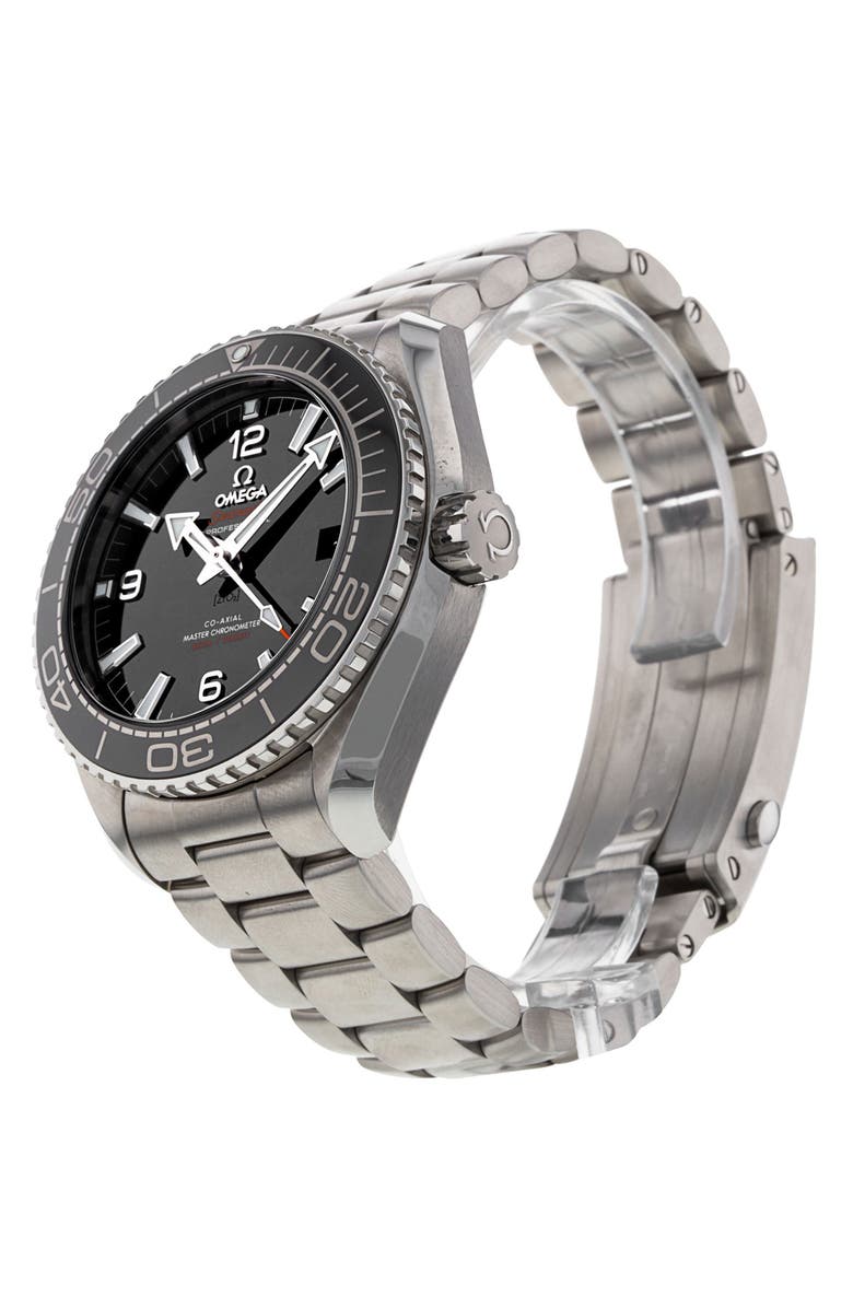 Watchfinder & Co. Omega Preowned 2021 Planet Ocean Bracelet Watch, 44mm, Alternate, color,