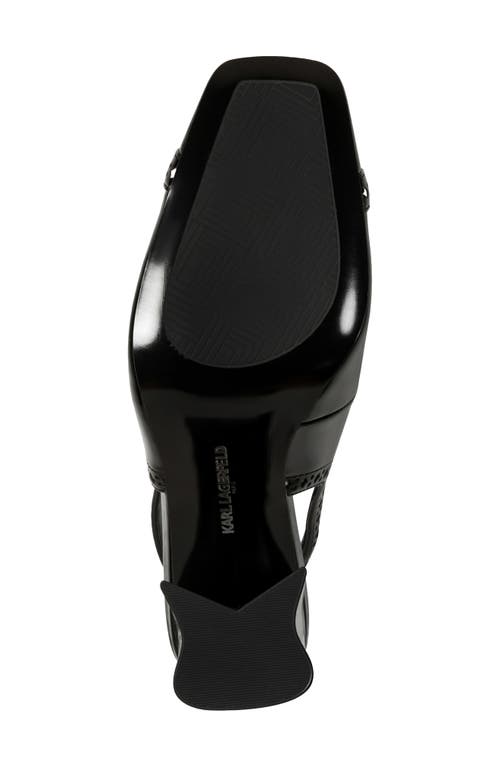 Karl Lagerfeld Paris Siofra Slingback Pump In Black