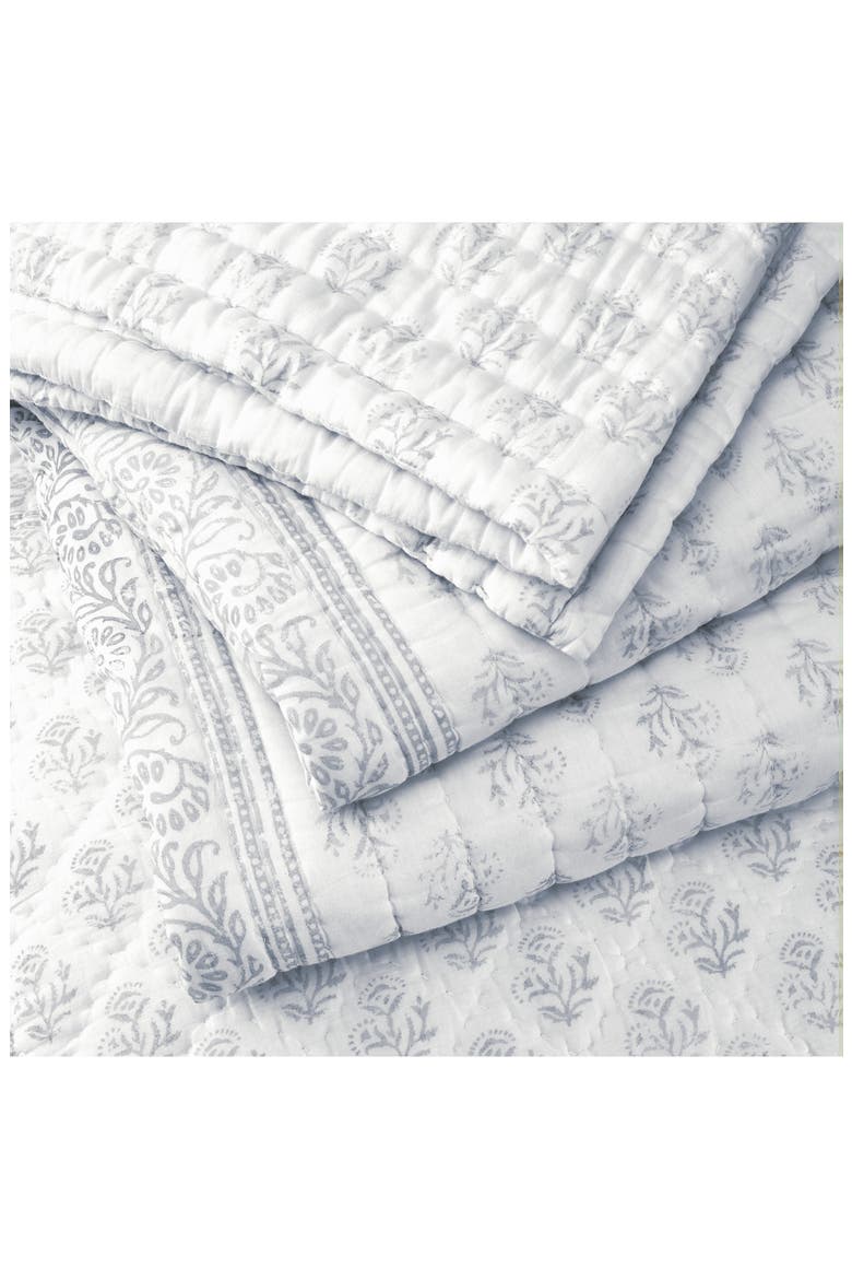 Provence Quilt, Alternate, color, WHITE/ BLUE