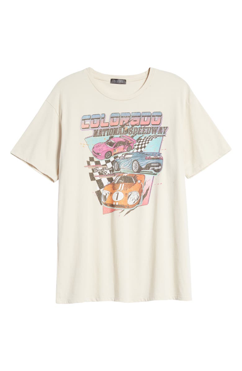 La La Land Creative Co Oversize Women's Graphic Tee, Alternate, color, 