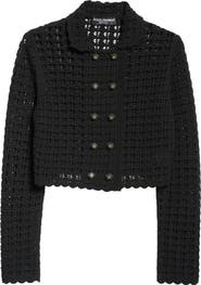 Dolce&Gabbana Virgin Wool Crochet Jacket