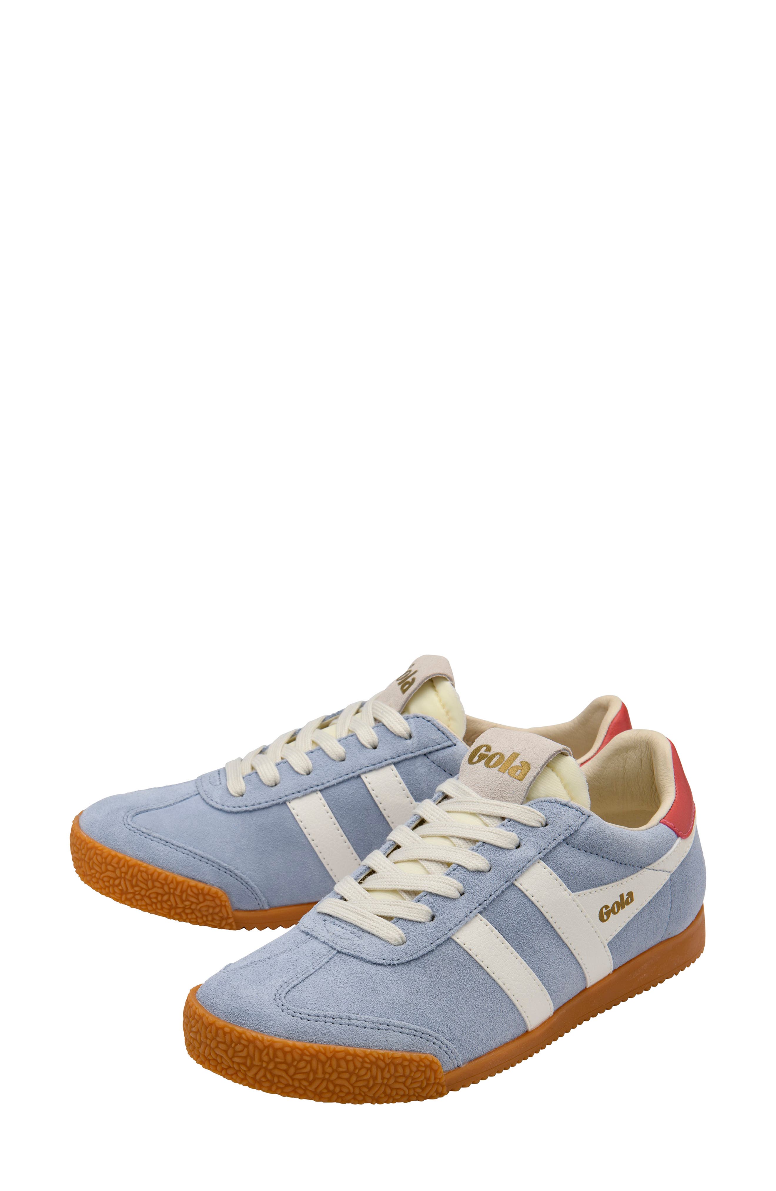 gola elan tobacco and white Classic Suede Sneaker making them a perfect addition to your casual wardrobe. GOLA WOMEN'S ELAN SNEAKERS