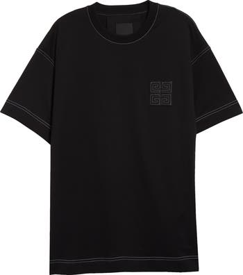 Givenchy Boxy Fit 4G Embroidered T-Shirt | Nordstrom