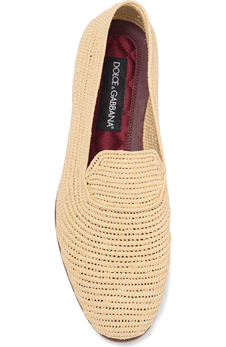 Dolce&Gabbana Raffia Loafer, Alternate, color,