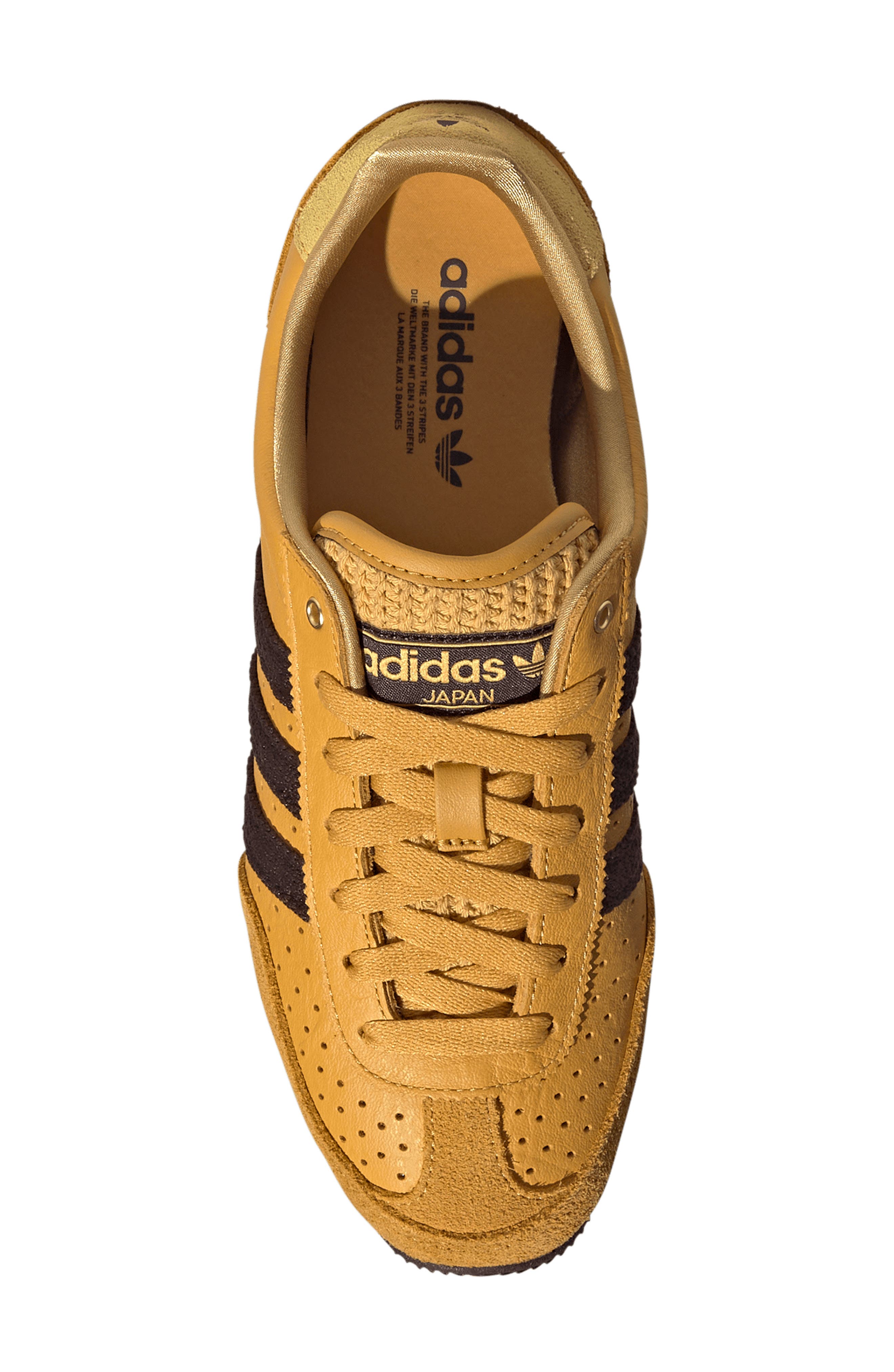 Japan Low Top Sneaker, Alternate, color, YELLOW/ MAROON/ GOLD
