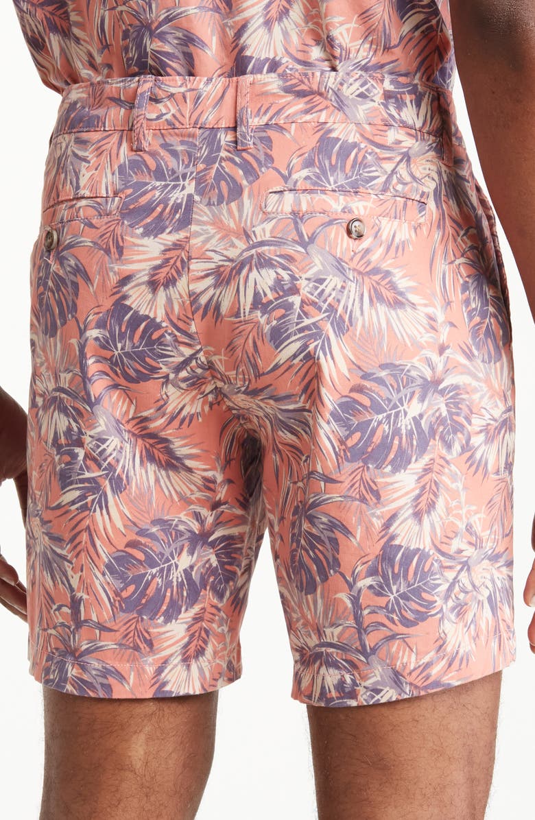 Slate & Stone Tropical Print Chino Shorts, Alternate, color,