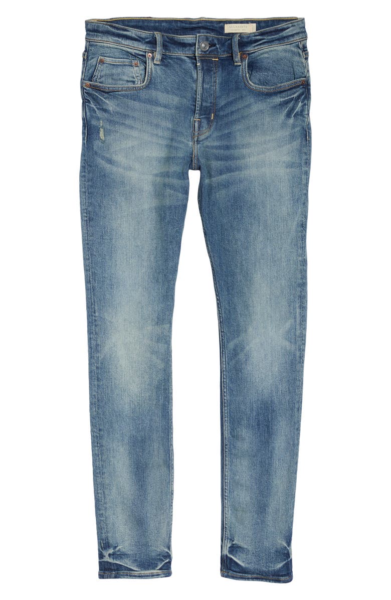 AllSaints Cigarette Skinny Fit Jeans, Alternate, color, 