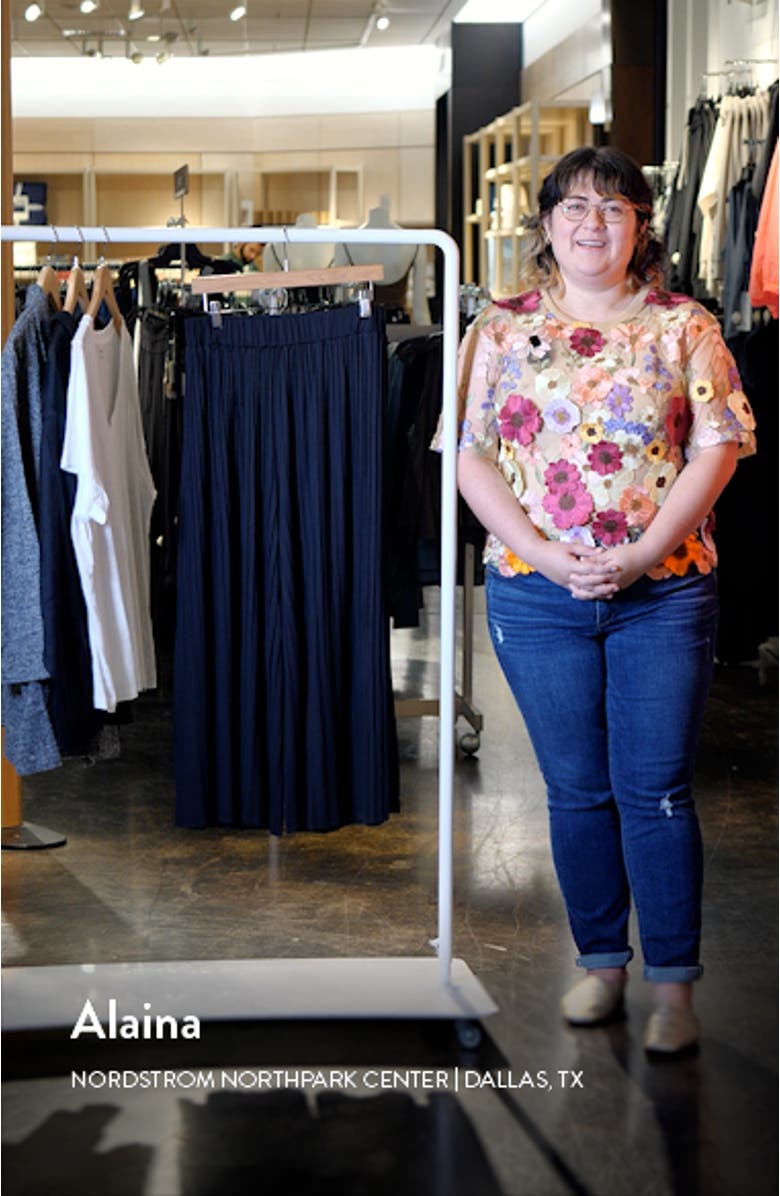 Cher High Waist Pleat Wide Leg Pants, sales video thumbnail