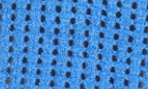 Apny Open Stitch Short Sleeve Sweater