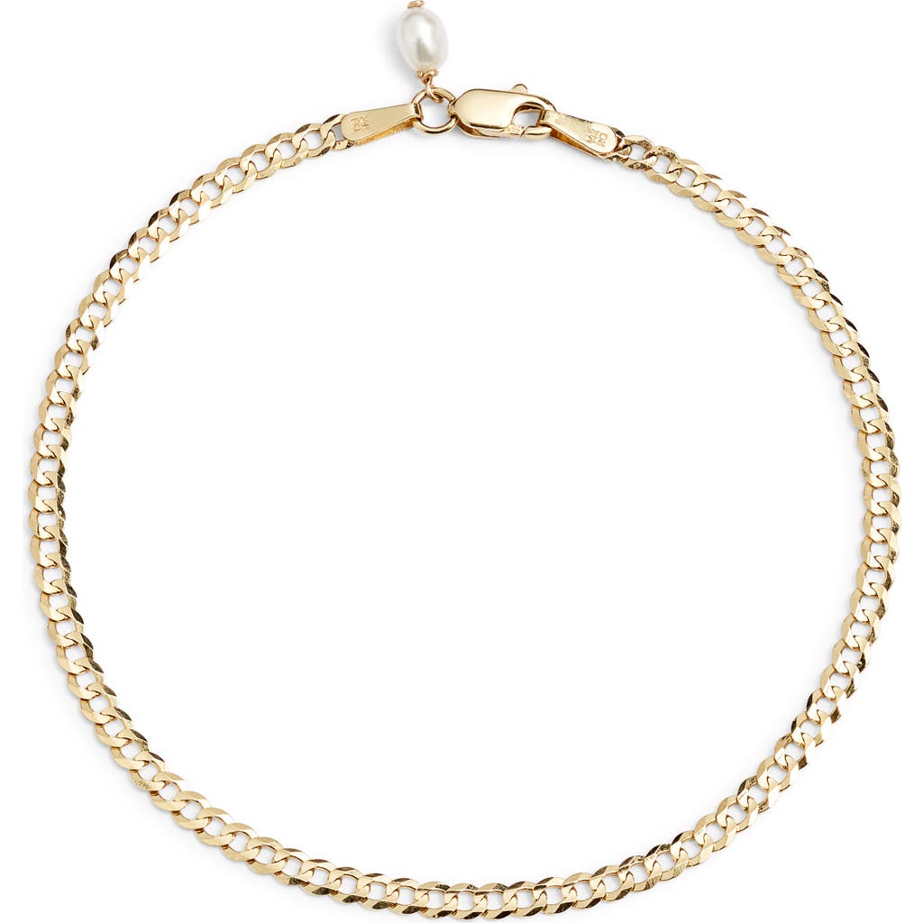 POPPY FINCH POPPY FINCH CURB CHAIN BRACELET