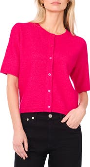 Vince Camuto Short Sleeve Cardigan