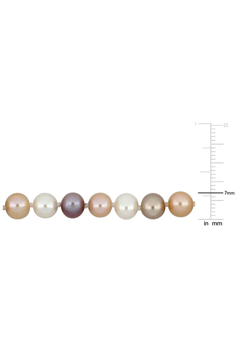 Multicolor Cultured Pearl Necklace, Alternate, color, MULTI