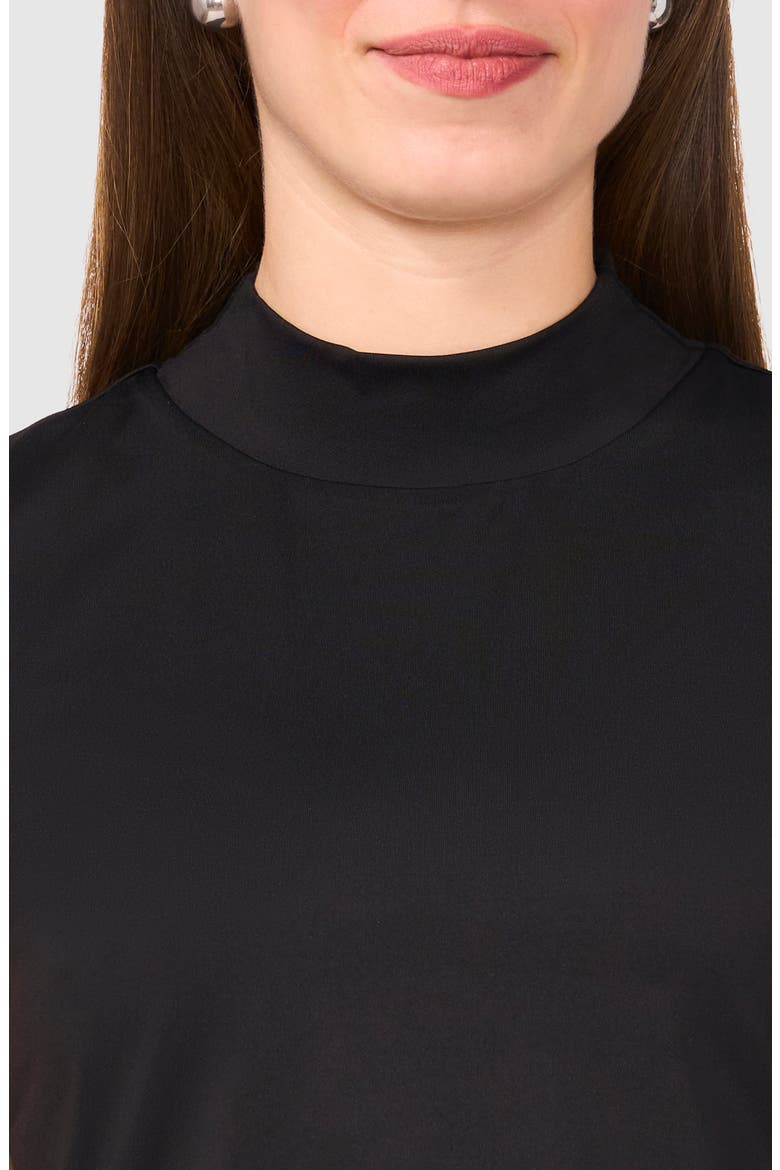 Sleeveless Mock Neck Top, Alternate, color, RICH BLACK
