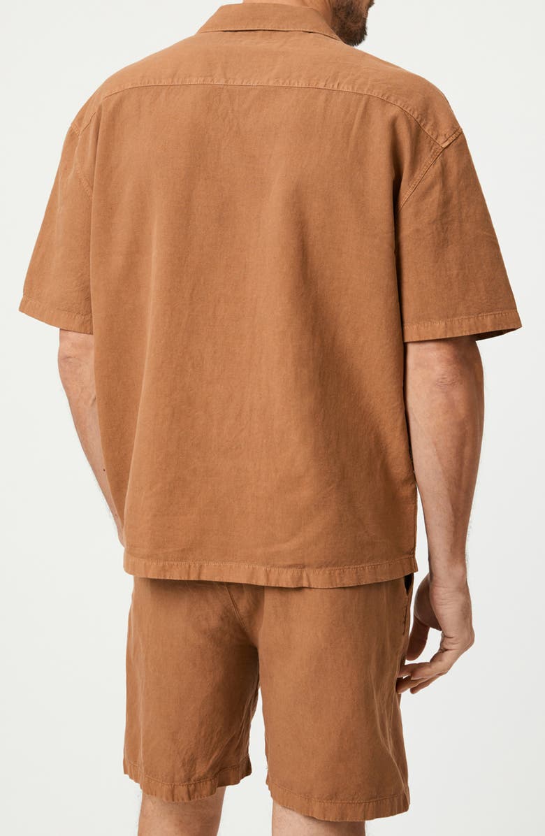 Mavi Jeans Cotton Blend Camp Shirt, Alternate, color, 