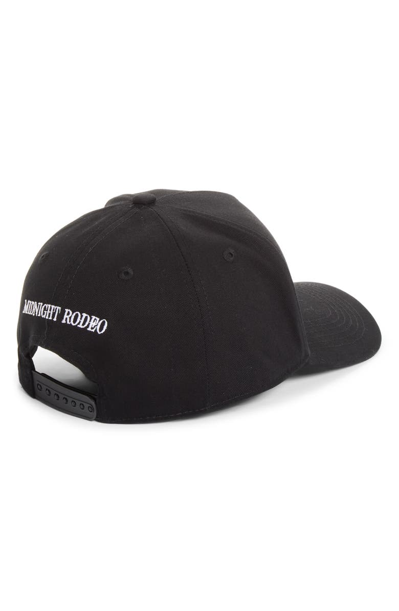 MIDNIGHT RODEO Famous Last Words Snapback Baseball Cap, Alternate, color, Jet Black