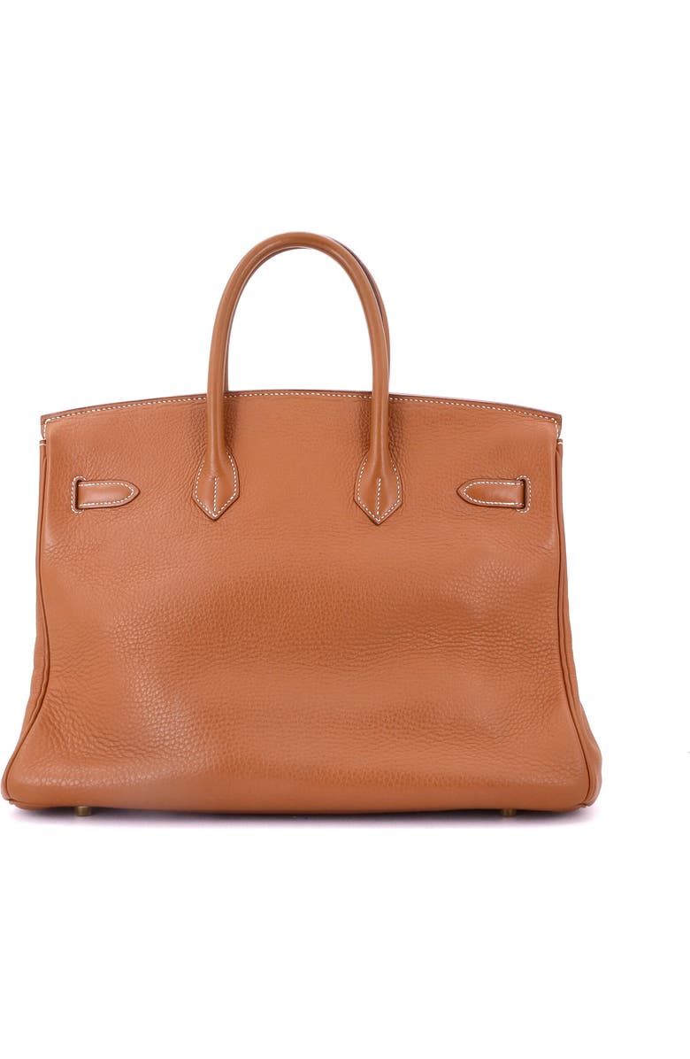 Pre-Owned Hermes Birkin Handbag Brown Clemence with Gold Hardware 35, Alternate, color, Etrusque