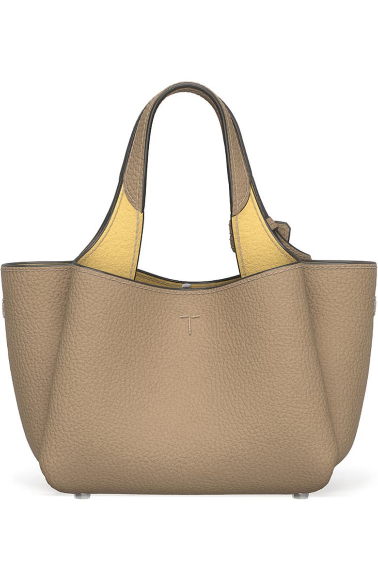 Tod's Apa 2 Micro Leather Top Handle Bag, Alternate, color, Naturale/ Flan