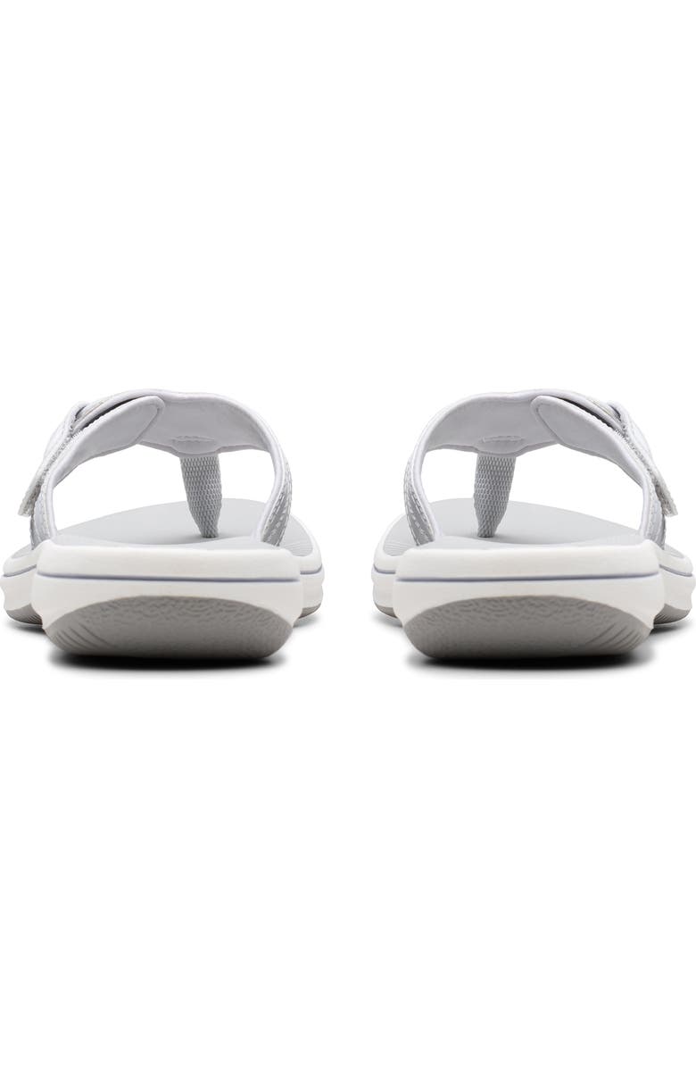 Clarks<sup>®</sup> Breeze Reyna Flip Flop, Alternate, color, Silver