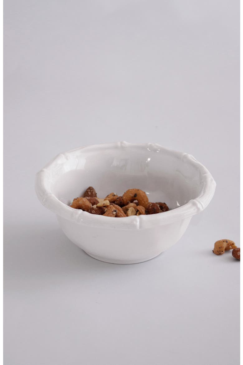 Vida Cane Small Dip Bowl, Alternate, color, White