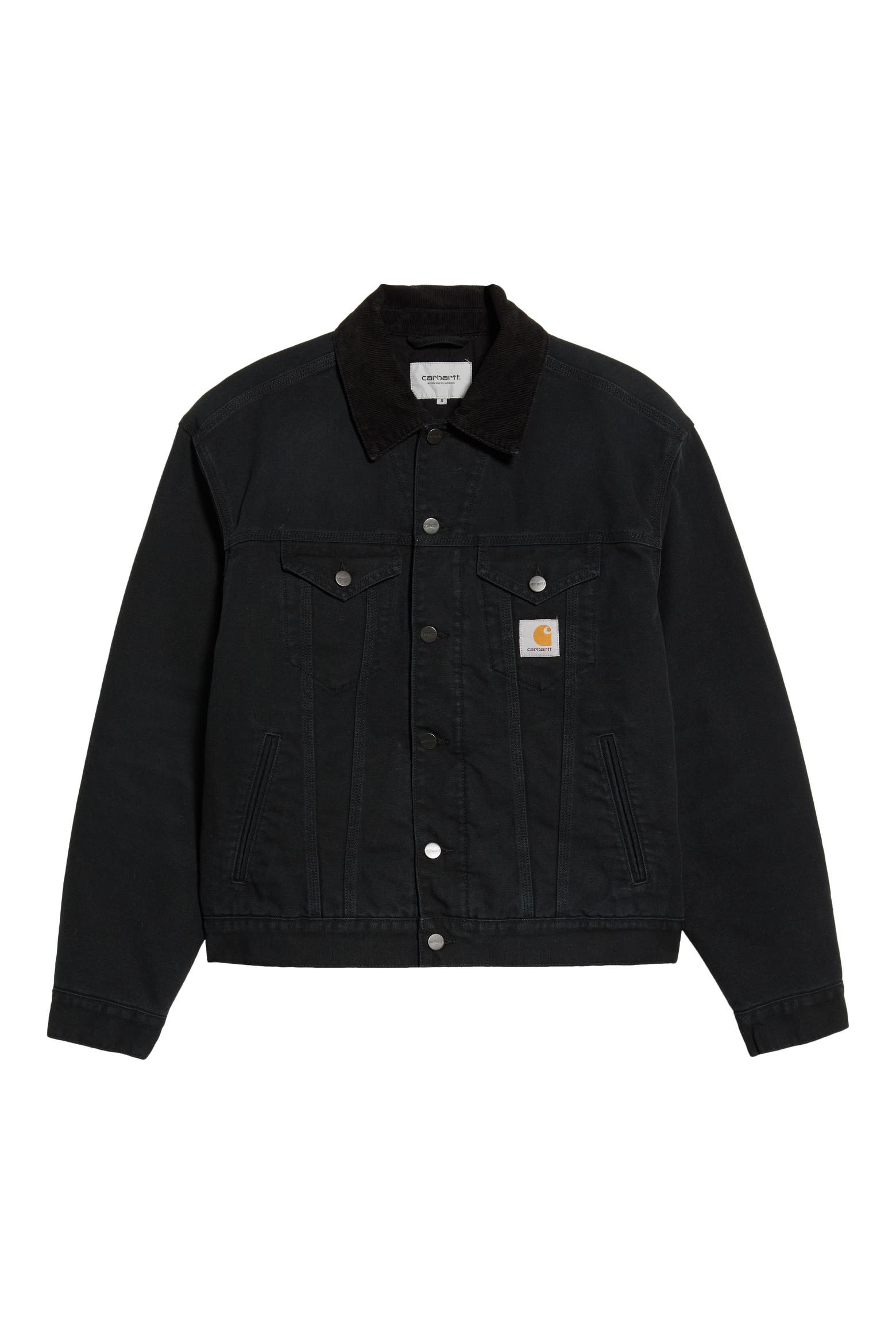 True Works Jacket Carhartt Work In Progress OG Organic Cotton Canvas Trucker Jacket (Men ...