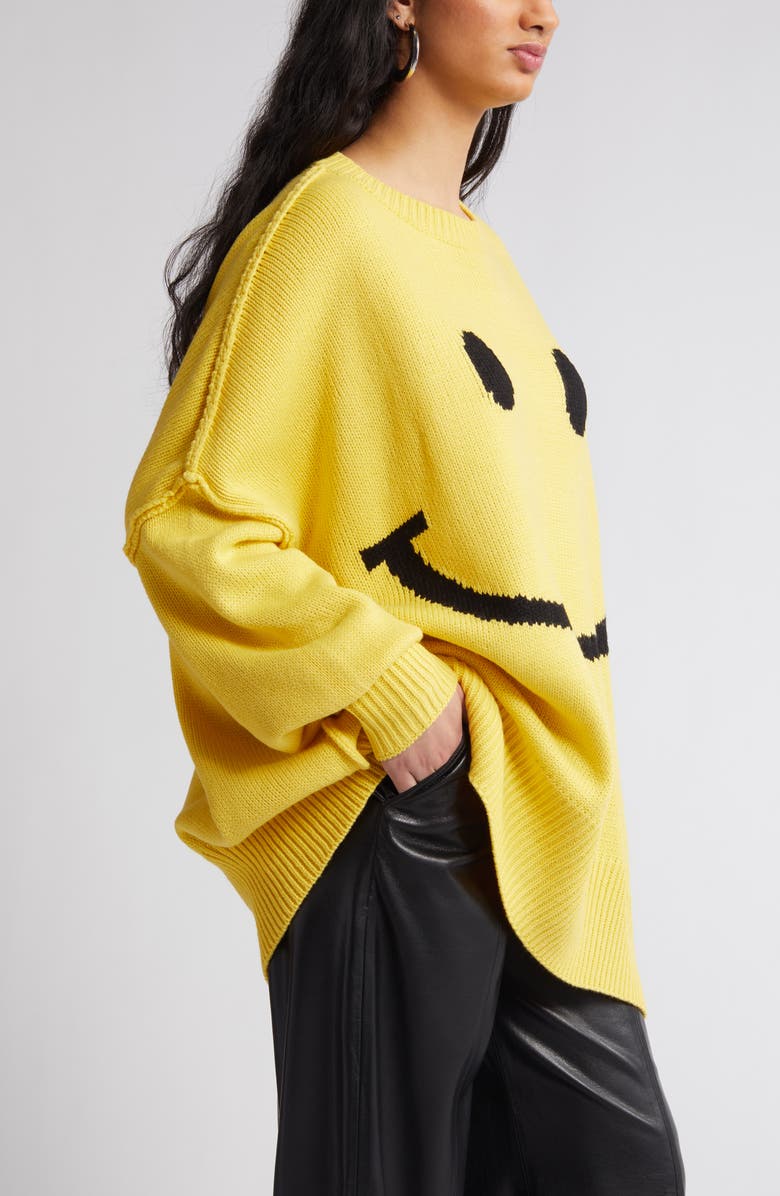 Dressed in Lala Smile Oversize Sweater, Alternate, color, 