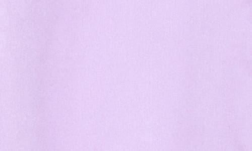 L Agence L'agence Brisbane Three-quarter Sleeve Silk Button-up Shirt In Lilac