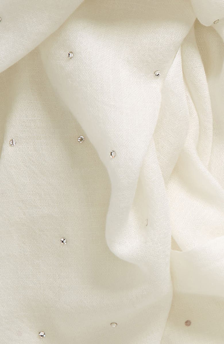 JANE CARR The Crystal Cashmere Scarf, Alternate, color, Dolphin