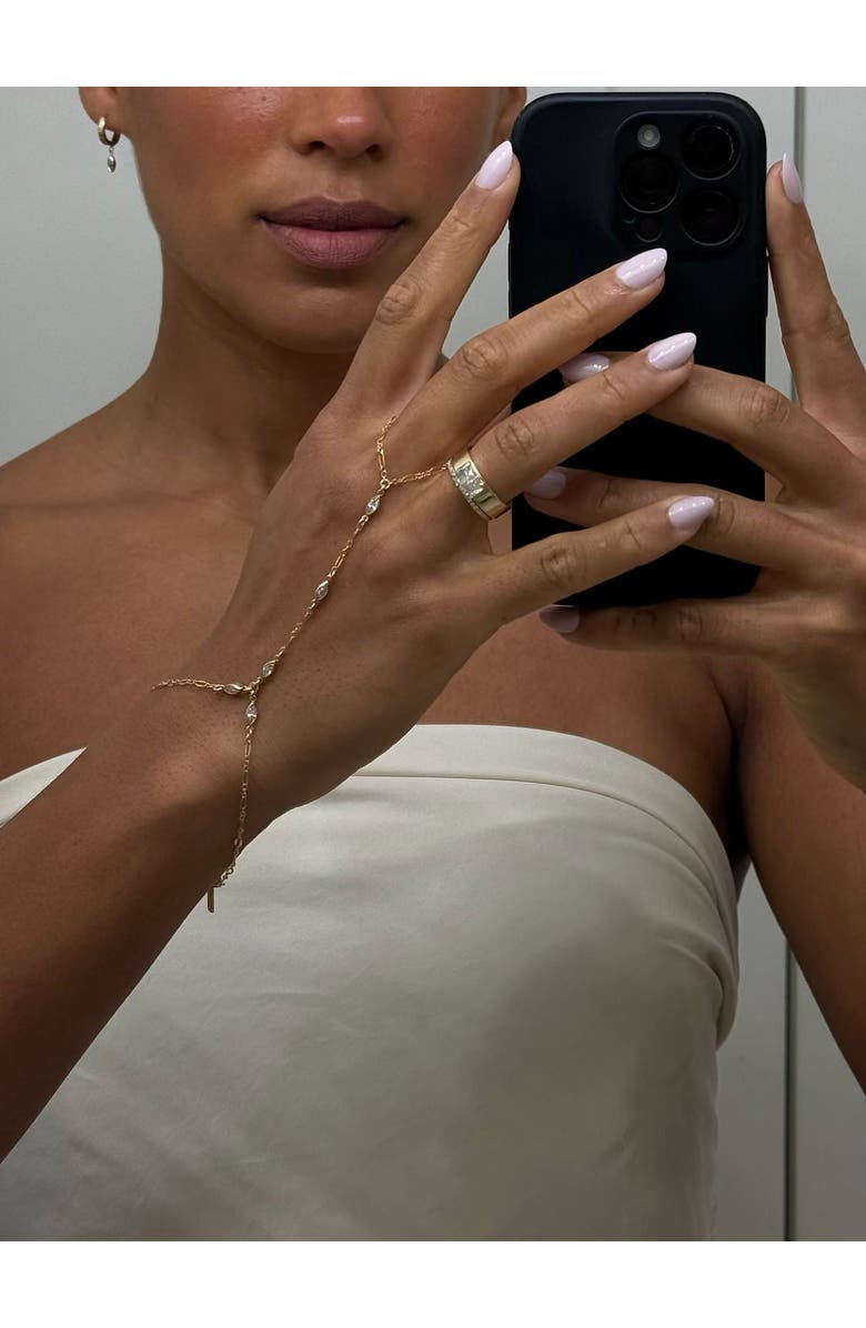 Set & Stones Ezra Hand Chain, Alternate, color, Gold