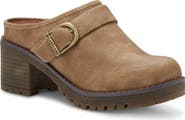 Eastland Nola Block Heel Lug Sole Clog