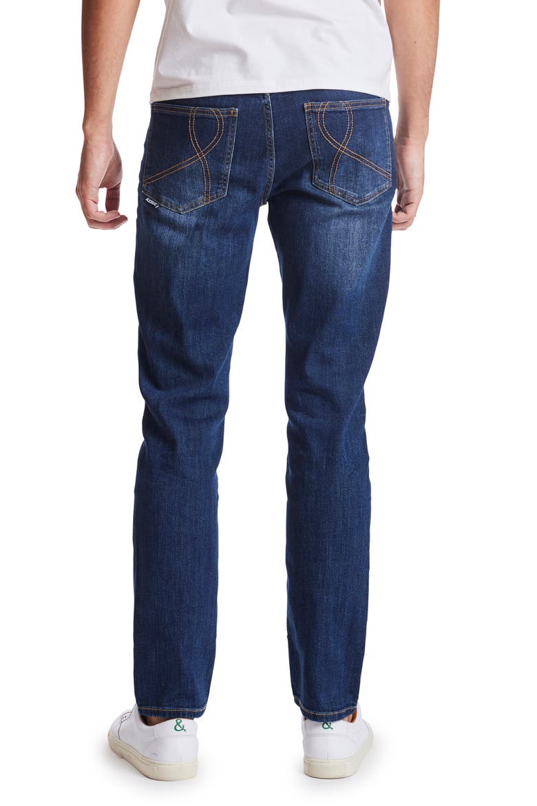 Rebel Skinny Jeans, Alternate, color, DARK BLUE
