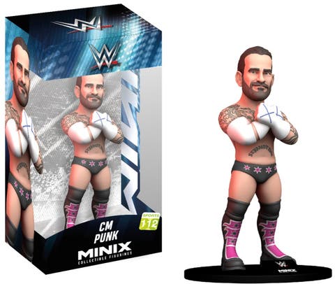 CM Punk (WWE) Minix 4.5-Inch Vinyl Entertainment Figure