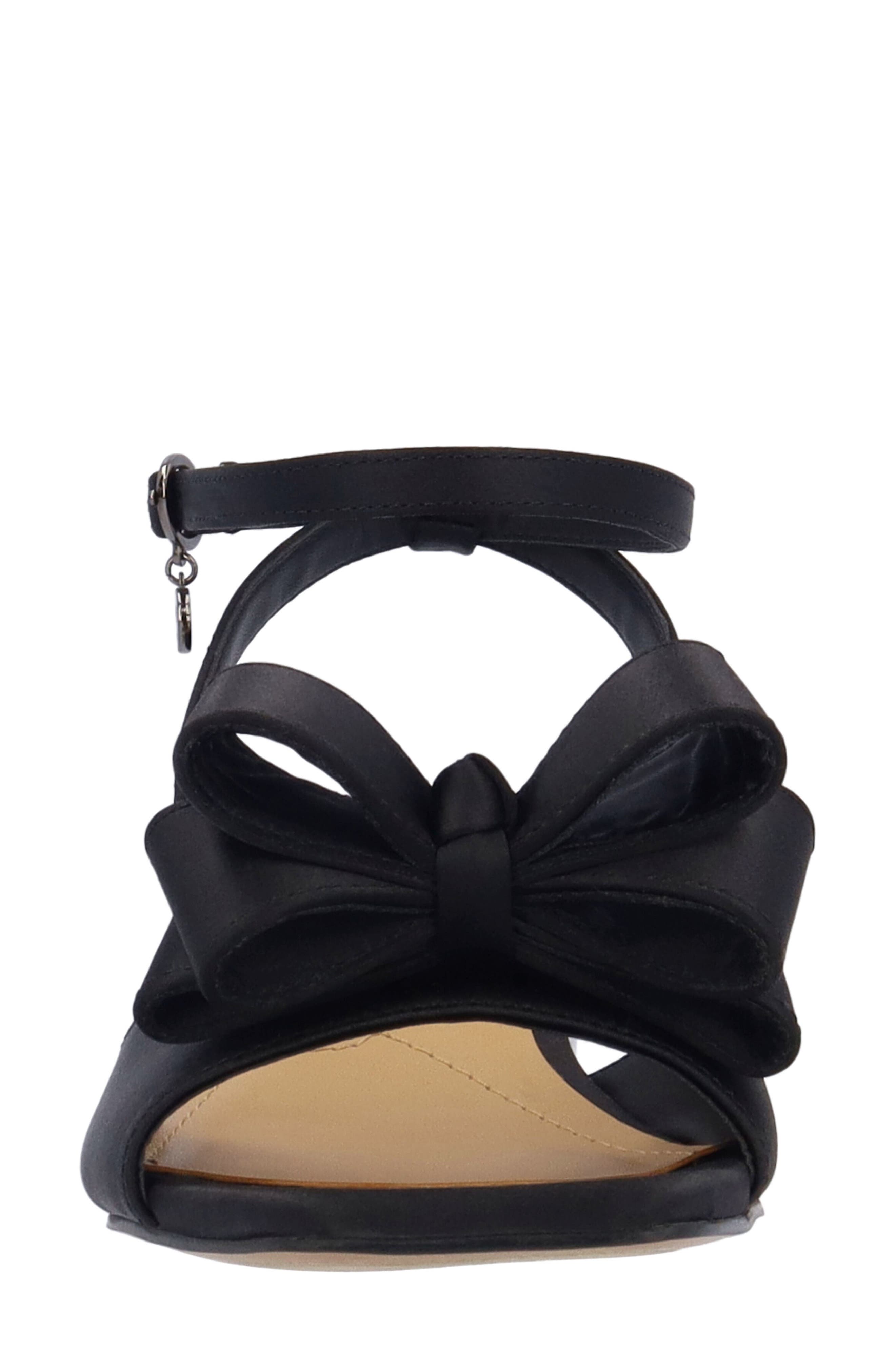 J. Reneé Novela Ankle Strap Sandal, Alternate, color, Black