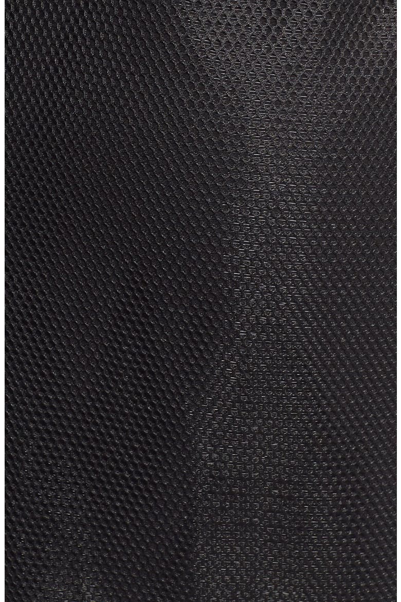 Mesh Front Sheath Dress, Alternate, color, BLACK