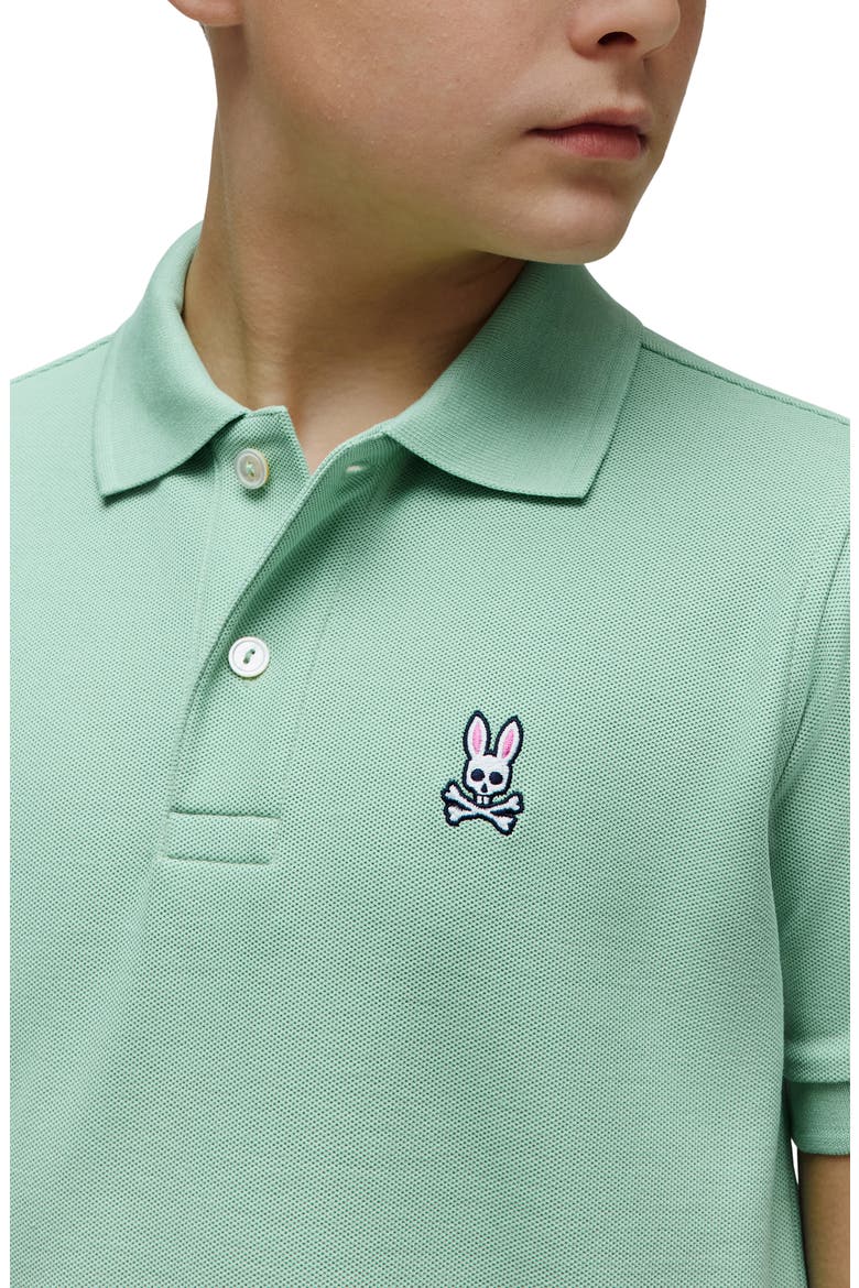 Kids' Classic Piqué Polo, Alternate, color, LIGHT GRASS GREEN