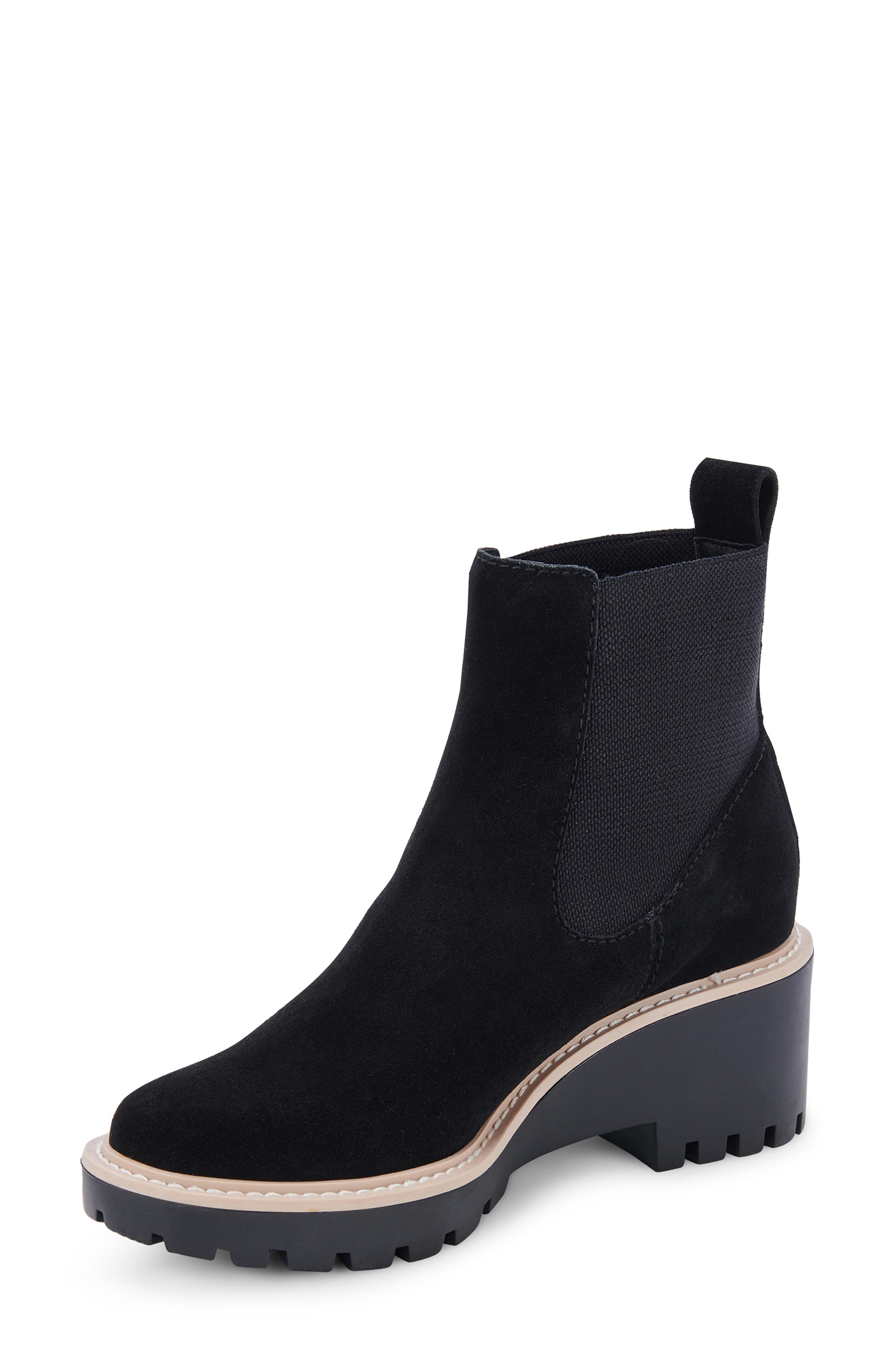 Dolce Vita Helen Wedge Chelsea Boot, Alternate, color, 