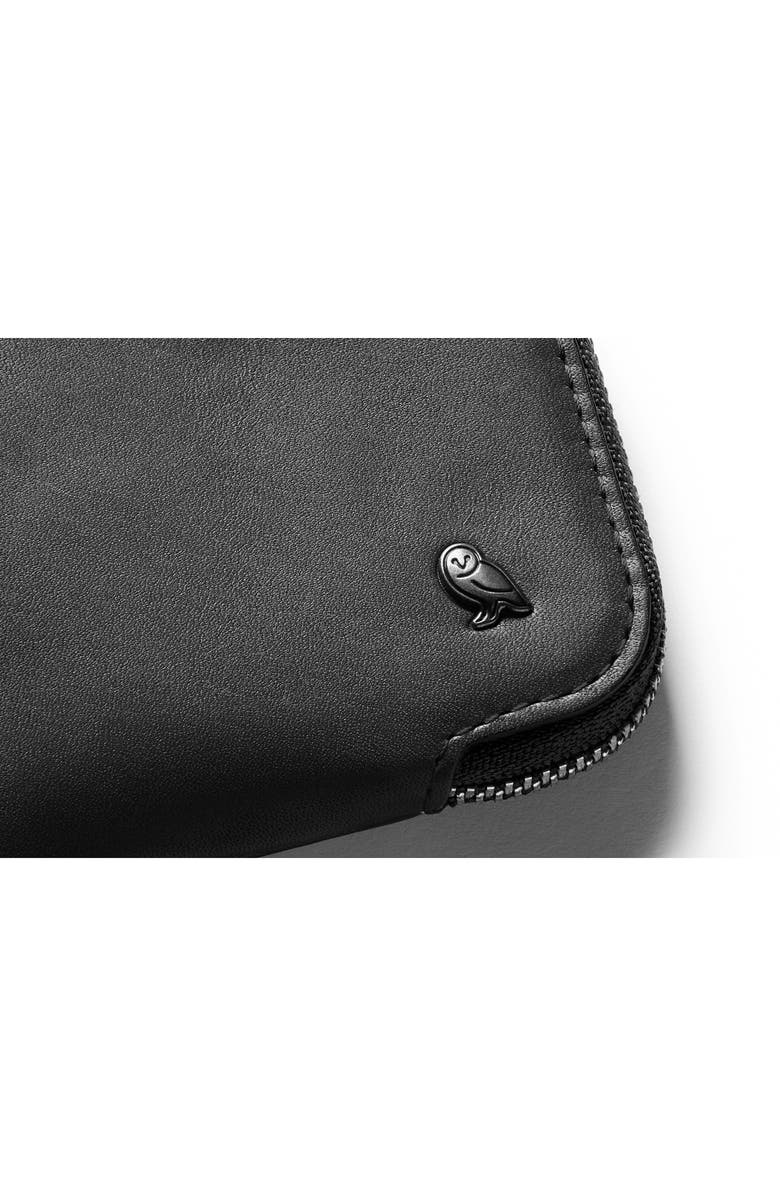 Bellroy Leather Card Pocket, Alternate, color, Charcoal Cobalt