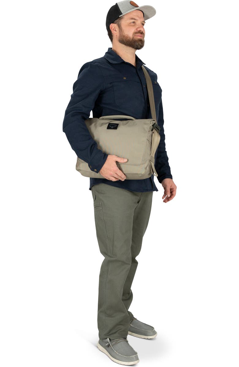 Osprey Aoede Messenger Bag, Alternate, color, Tan Concrete