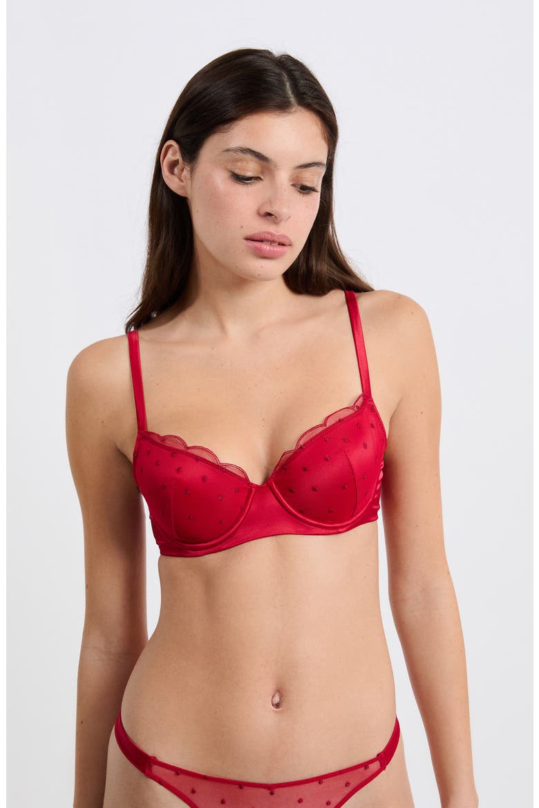 Divine N°4 Classique Underwire Bra, Alternate, color, RED