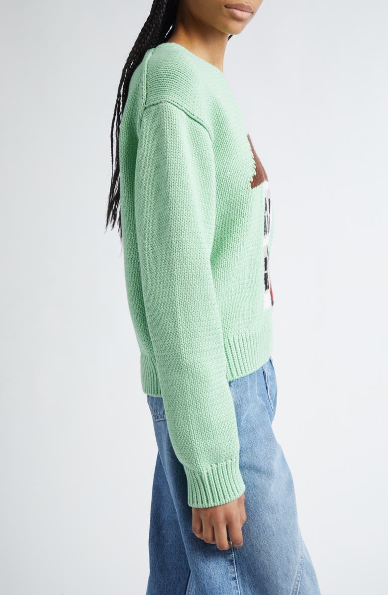 JW Anderson House Intarsia Cotton Blend Sweater, Alternate, color,