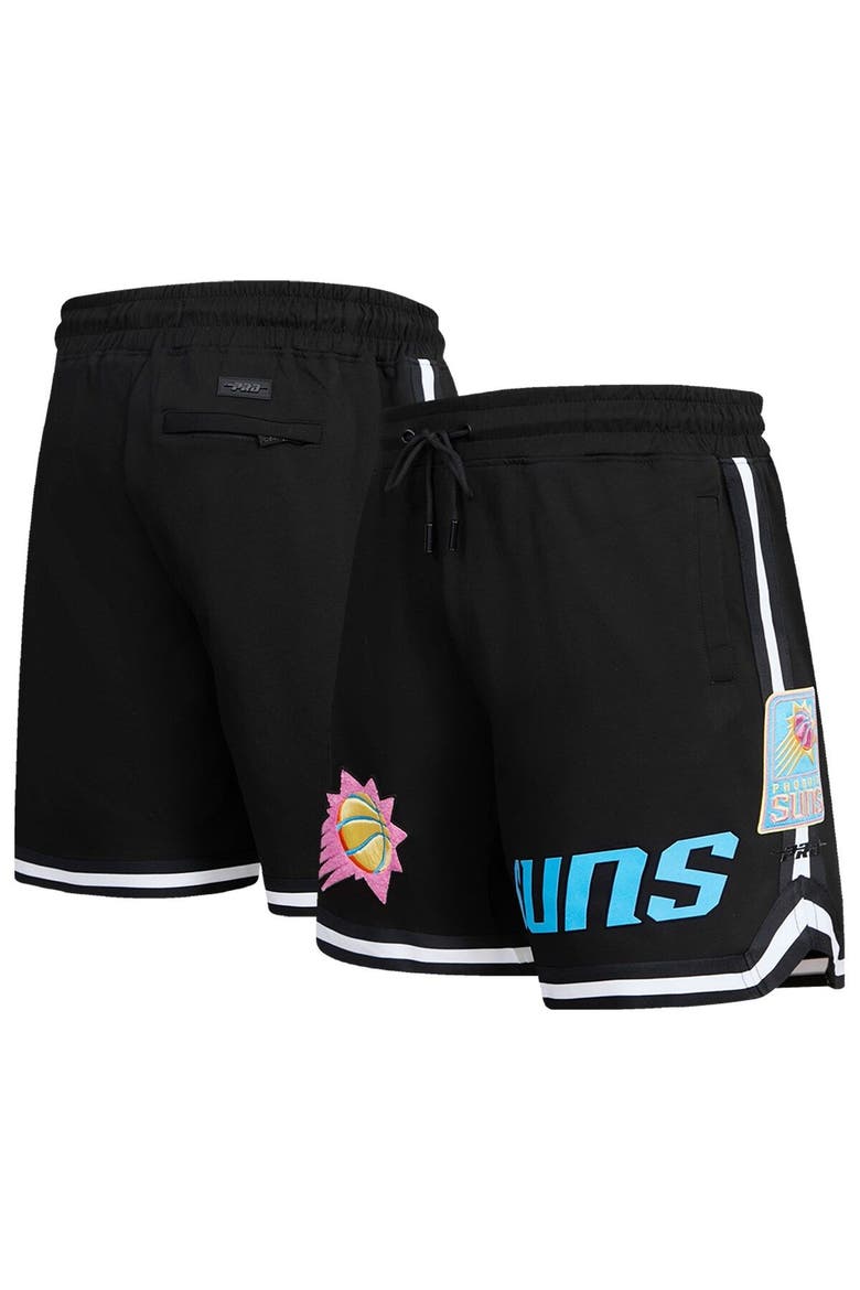 Men's Pro Standard Black Phoenix Suns Washed Neon Shorts, Main, color, Black