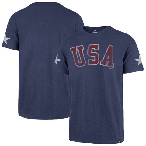 Men's '47 Navy USA Hockey Victory Run T-Shirt