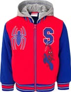 Marvel Spider-Man Varsity Hooded Bomber Jacket
