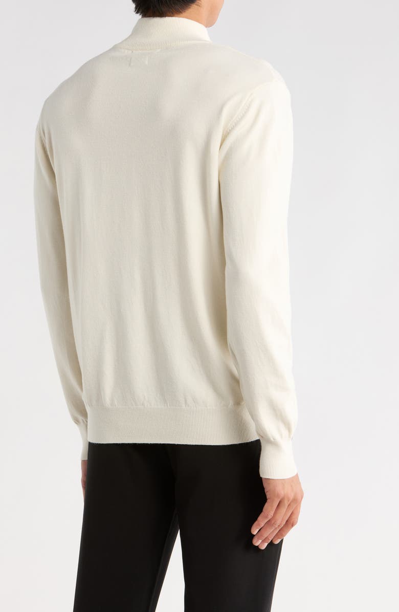 Slim Fit Quarter Zip Sweater